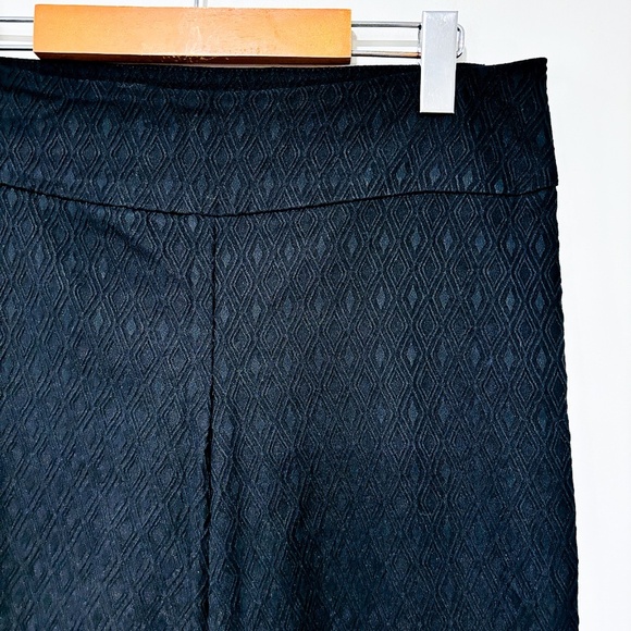 🌼NWOT🌼 S.C. & CO. Black cropped textured pants | Classic ankle style | Size 10 * - Picture 8 of 9